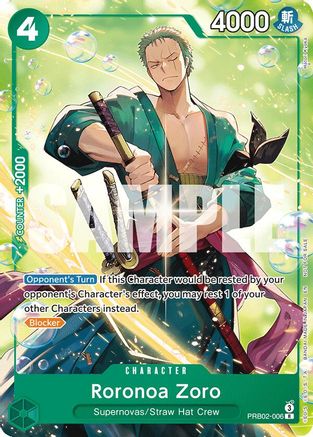 Image of Roronoa Zoro (Welcome Pack 2026 Vol.1) (PRB02-006) - One Piece Promotion Cards