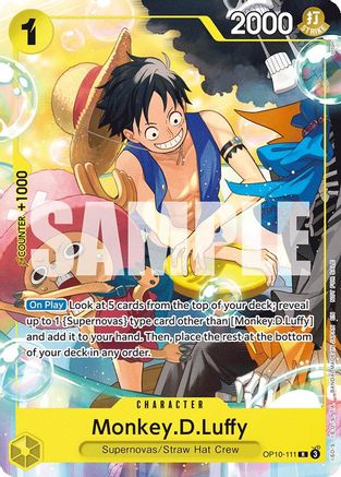 Image of Monkey.D.Luffy (Welcome Pack 2026 Vol.1) (OP10-111) - One Piece Promotion Cards