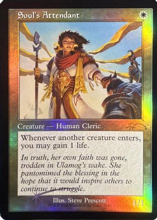 Image of Soul's Attendant (Retro Frame) (SLD-7147) - Secret Lair Drop Series Foil