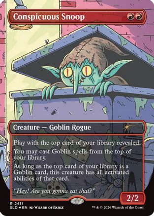 Image of Conspicuous Snoop (SLD-2411) - Secret Lair Drop Series Foil