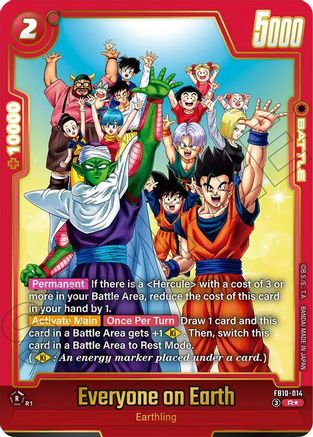 Image of Everyone on Earth (Alternate Art) (FB10-014) - Cross Force Holofoil