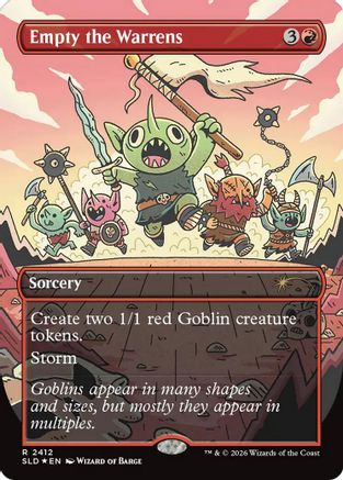 Image of Empty the Warrens (SLD-2412) - Secret Lair Drop Series Foil