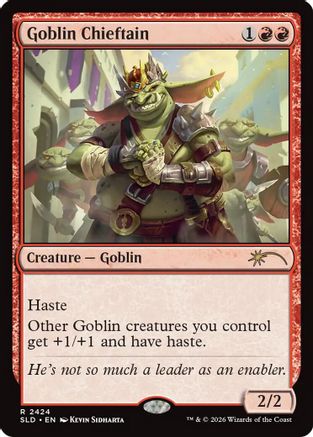 Image of Goblin Chieftain (2424) (SLD-2424) - Secret Lair Drop Series