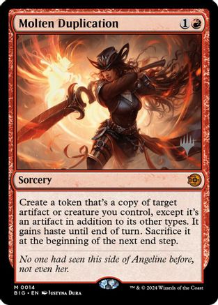Image of Molten Duplication (PPSOS-014) - Promo Pack: Secrets of Strixhaven