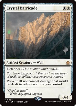 Image of Crystal Barricade (PPSOS-007) - Promo Pack: Secrets of Strixhaven