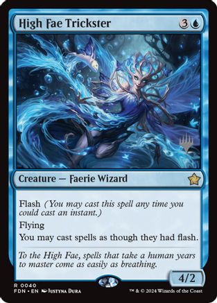 Image of High Fae Trickster (PPSOS-040) - Promo Pack: Secrets of Strixhaven Foil