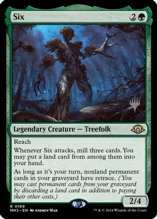 Image of Six (PPSOS-169) - Promo Pack: Secrets of Strixhaven Foil