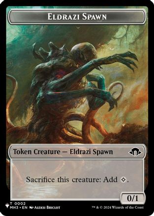 Image of Eldrazi Spawn (MH3) // Eldrazi (M3C) Double-Sided Token (LIST-2 // 1) - The List Reprints