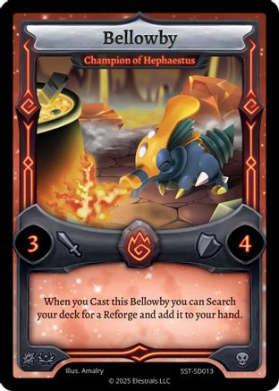 Image of Bellowby - Champion of Hephaestus (SST-SD013) - Divine Champions Sunstrike Starter Decks