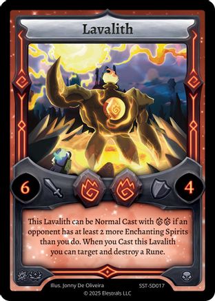 Image of Lavalith (SST-SD017) - Divine Champions Sunstrike Starter Decks