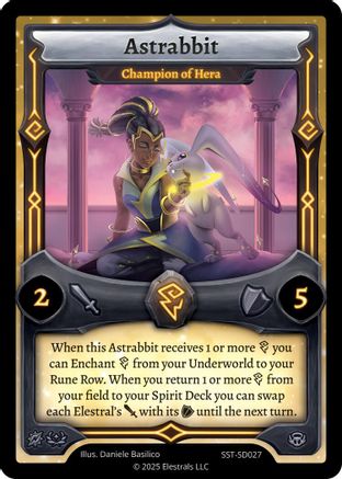 Image of Astrabbit - Champion of Hera (SST-SD027) - Divine Champions Sunstrike Starter Decks
