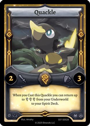 Image of Quackle (SST-SD028) - Divine Champions Sunstrike Starter Decks