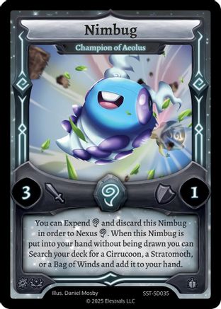 Image of Nimbug - Champion of Aeolus (SST-SD035) - Divine Champions Sunstrike Starter Decks