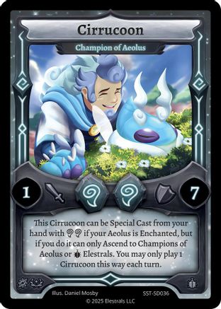 Image of Cirrucoon - Champion of Aeolus (SST-SD036) - Divine Champions Sunstrike Starter Decks