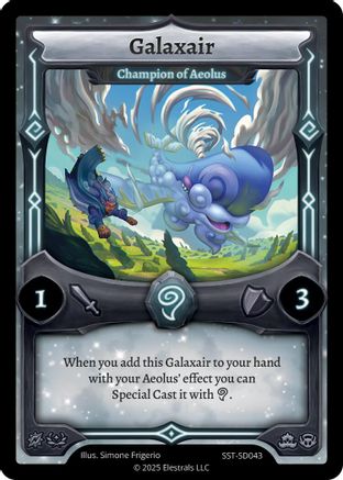Image of Galaxair - Champion of Aeolus (SST-SD043) - Divine Champions Sunstrike Starter Decks