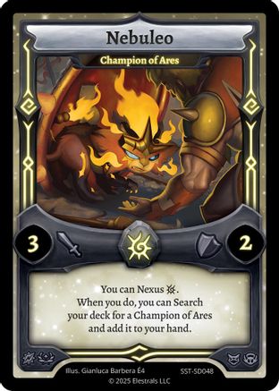 Image of Nebuleo - Champion of Ares (SST-SD048) - Divine Champions Sunstrike Starter Decks