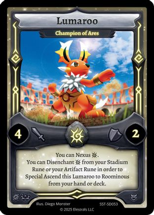 Image of Lumaroo - Champion of Ares (SST-SD053) - Divine Champions Sunstrike Starter Decks