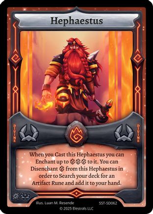 Image of Hephaestus (SST-SD062) - Divine Champions Sunstrike Starter Decks