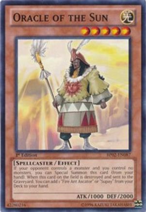 Image of Oracle of the Sun (BP02-EN087) - Battle Pack 2: War of the Giants Unlimited