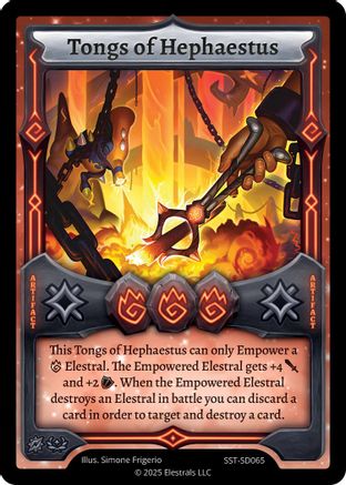 Image of Tongs of Hephaestus (SST-SD065) - Divine Champions Sunstrike Starter Decks