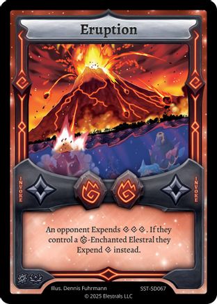 Image of Eruption (SST-SD067) - Divine Champions Sunstrike Starter Decks