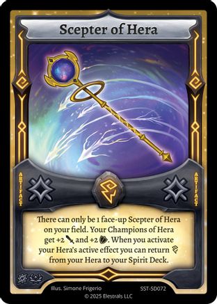 Image of Scepter of Hera (SST-SD072) - Divine Champions Sunstrike Starter Decks