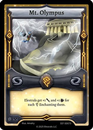 Image of Mt. Olympus (SST-SD073) - Divine Champions Sunstrike Starter Decks