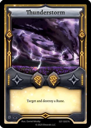 Image of Thunderstorm (SST-SD076) - Divine Champions Sunstrike Starter Decks