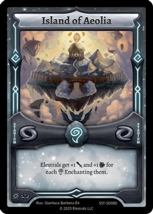 Image of Island of Aeolia (SST-SD080) - Divine Champions Sunstrike Starter Decks