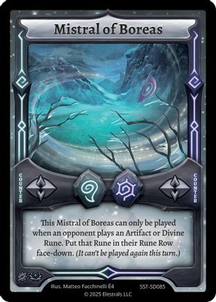 Image of Mistral of Boreas (SST-SD085) - Divine Champions Sunstrike Starter Decks