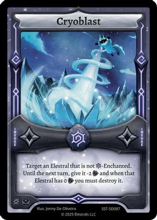 Image of Cryoblast (SST-SD087) - Divine Champions Sunstrike Starter Decks