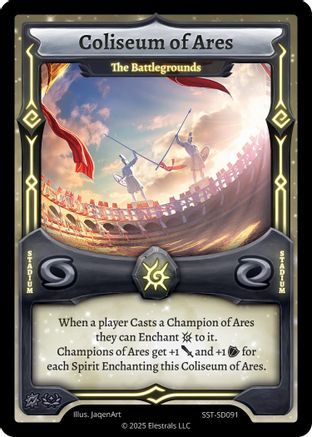 Image of Coliseum of Ares - The Battlegrounds (SST-SD091) - Divine Champions Sunstrike Starter Decks