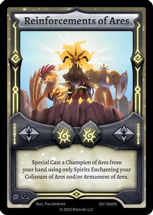 Image of Reinforcements of Ares (SST-SD095) - Divine Champions Sunstrike Starter Decks