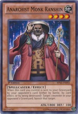 Image of Anarchist Monk Ranshin (BP02-EN092) - Battle Pack 2: War of the Giants Unlimited