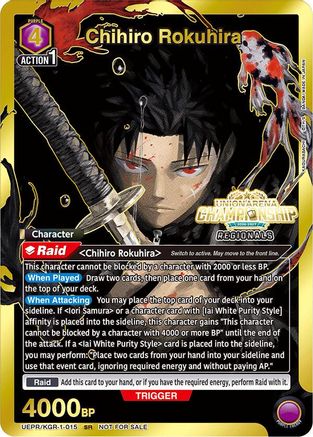 Image of Chihiro Rokuhira (Regionals 26-27) (UEPR/KGR-1-015) - Union Arena Promotion Cards Foil