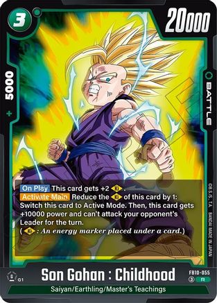 Image of Son Gohan : Childhood - FB10-055 (FB10-055) - Cross Force Holofoil