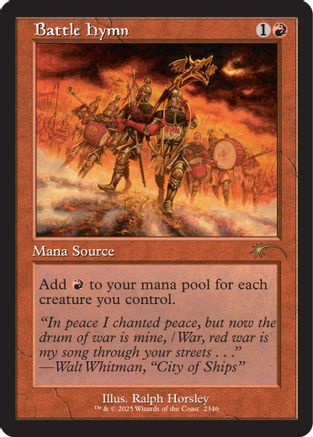 Image of Battle Hymn (SLD-2346) - Secret Lair Drop Series Foil