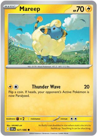 Image of Mareep 027  ME04 Chaos Rising - Common