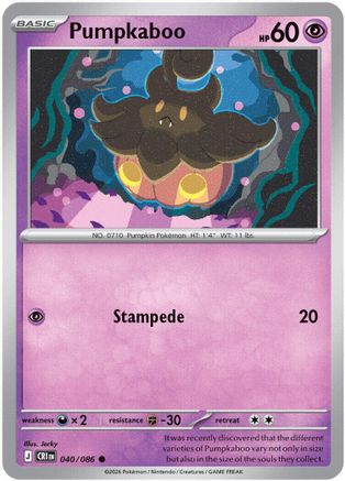 Image of Pumpkaboo 040  ME04 Chaos Rising - Common