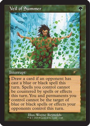 Image of Veil of Summer (2348) (SLD-2348) - Secret Lair Drop Series