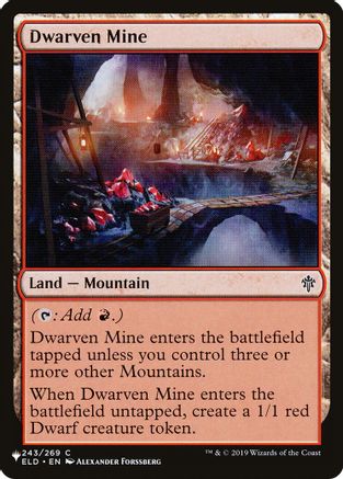 Image of Dwarven Mine (LIST-243) - The List Reprints