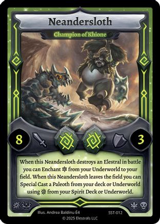 Image of Neandersloth - Champion of Khione (SST-012) - Divine Champions Sunstrike