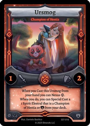 Image of Ursmog - Champion of Hestia (SST-018) - Divine Champions Sunstrike