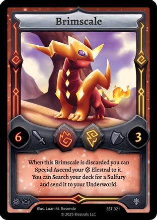 Image of Brimscale (SST-021) - Divine Champions Sunstrike Reverse Holo