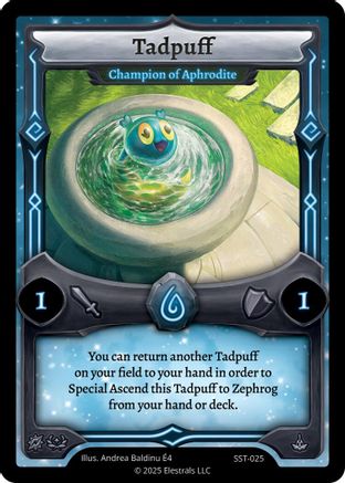 Image of Tadpuff - Champion of Aphrodite (SST-025) - Divine Champions Sunstrike Reverse Holo