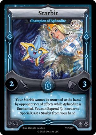 Image of Starbit - Champion of Aphrodite (SST-027) (SST-027) - Divine Champions Sunstrike Reverse Holo