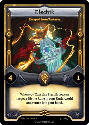 Image of Elechik - Escaped from Tartarus (SST-040) - Divine Champions Sunstrike