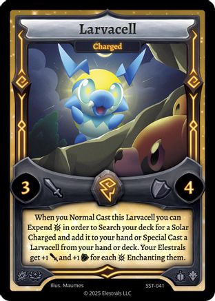 Image of Larvacell - Charged (SST-041) - Divine Champions Sunstrike