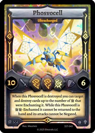 Image of Phosvocell - Ultracharged (SST-043) (SST-043) - Divine Champions Sunstrike Holo