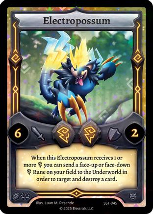 Image of Electropossum (SST-045) (SST-045) - Divine Champions Sunstrike Holo